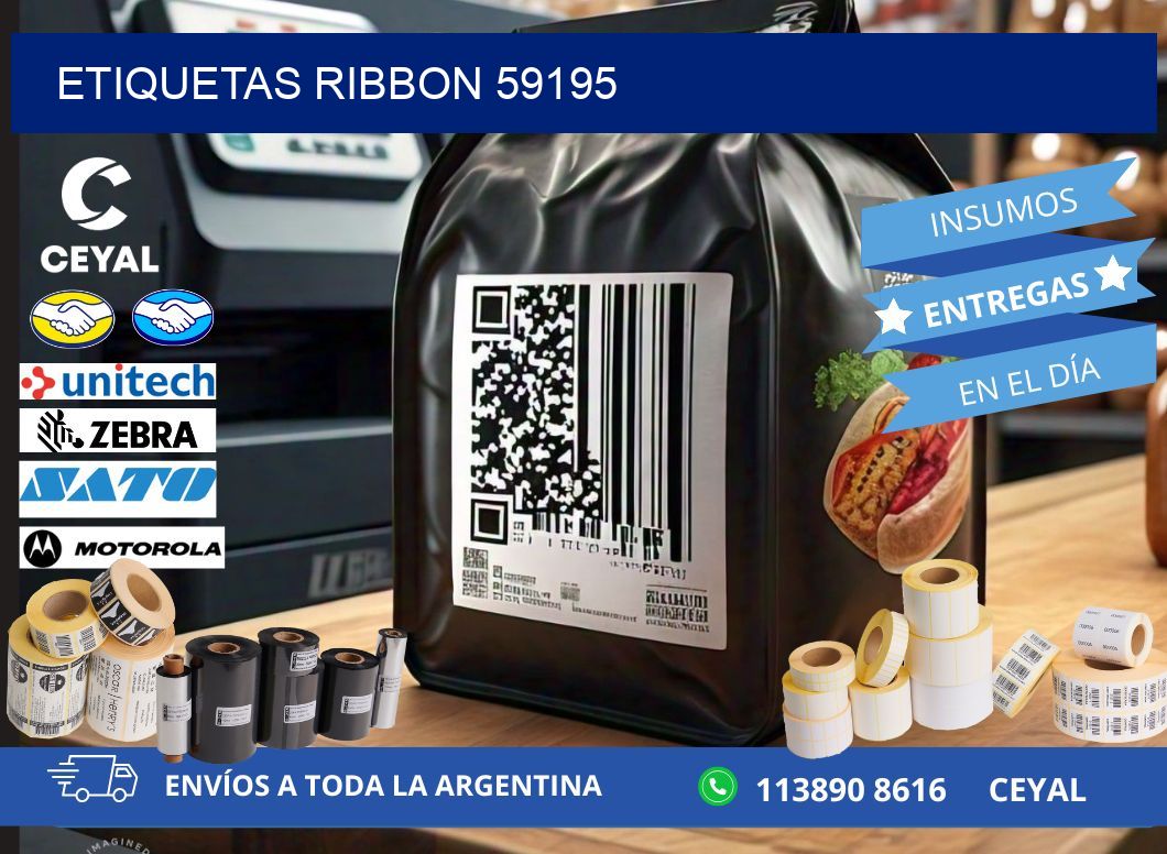 ETIQUETAS RIBBON 59195