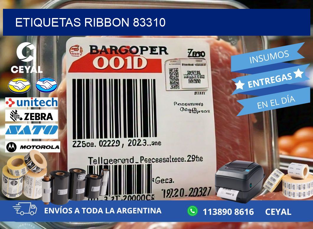 ETIQUETAS RIBBON 83310