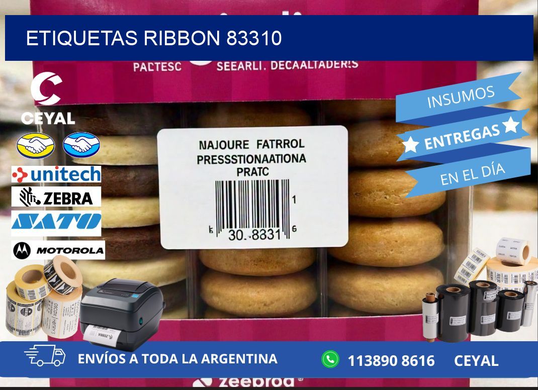ETIQUETAS RIBBON 83310