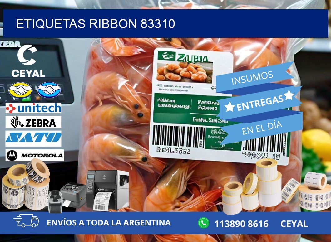 ETIQUETAS RIBBON 83310