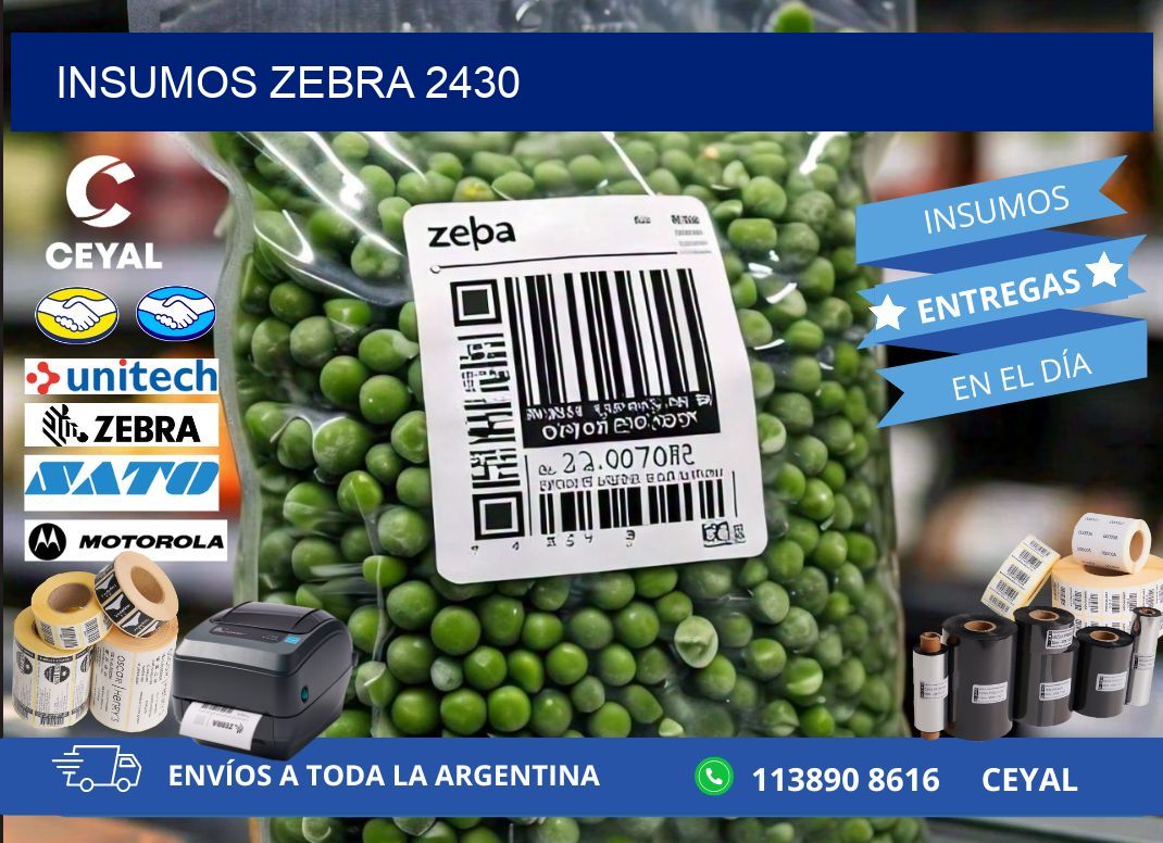 INSUMOS ZEBRA 2430