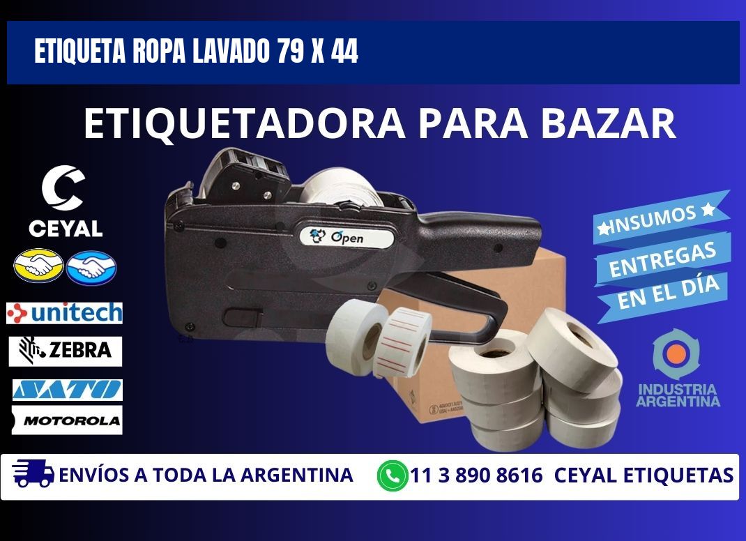 ETIQUETA ROPA LAVADO 79 x 44