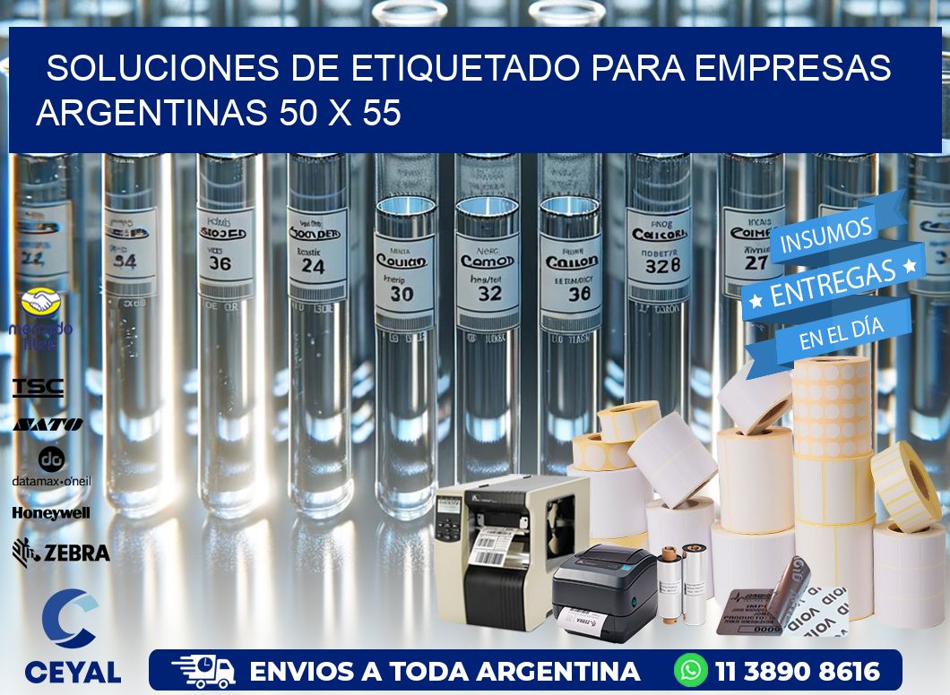 Soluciones de Etiquetado para Empresas Argentinas 50 x 55