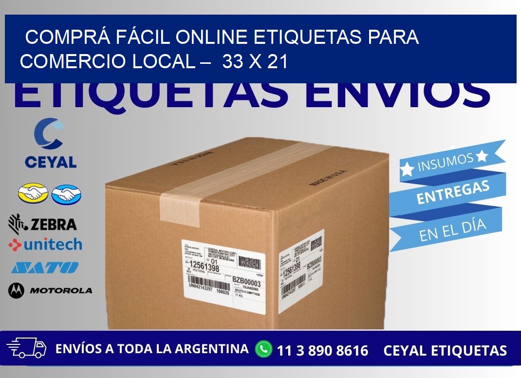COMPRÁ FÁCIL ONLINE ETIQUETAS PARA COMERCIO LOCAL – 33 x 21