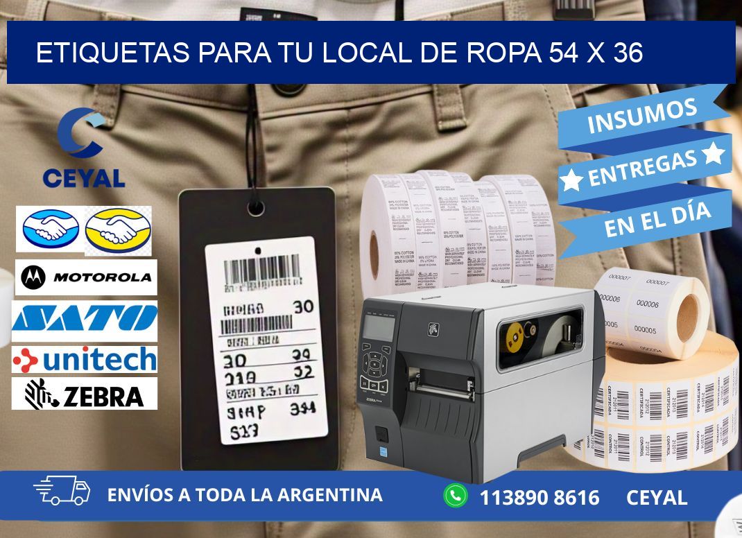 ETIQUETAS PARA TU LOCAL DE ROPA 54 x 36