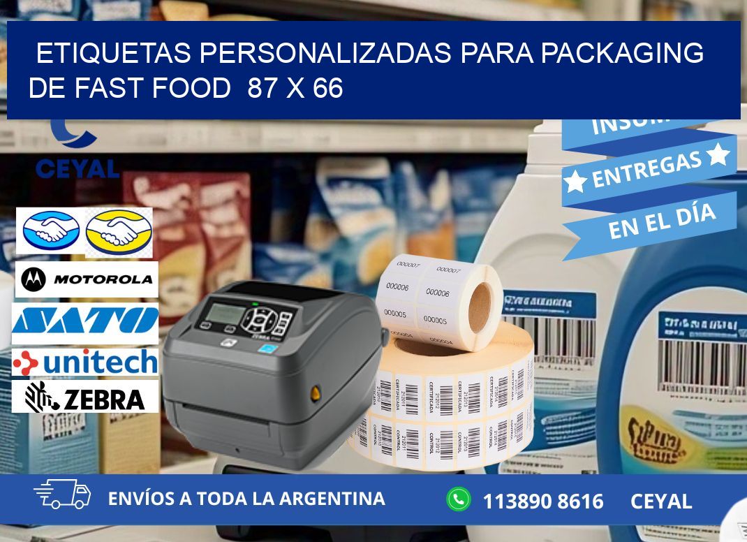 ETIQUETAS PERSONALIZADAS PARA PACKAGING DE FAST FOOD 87 x 66