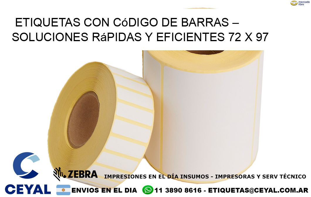 Etiquetas con Código de Barras – Soluciones Rápidas y Eficientes 72 x 97