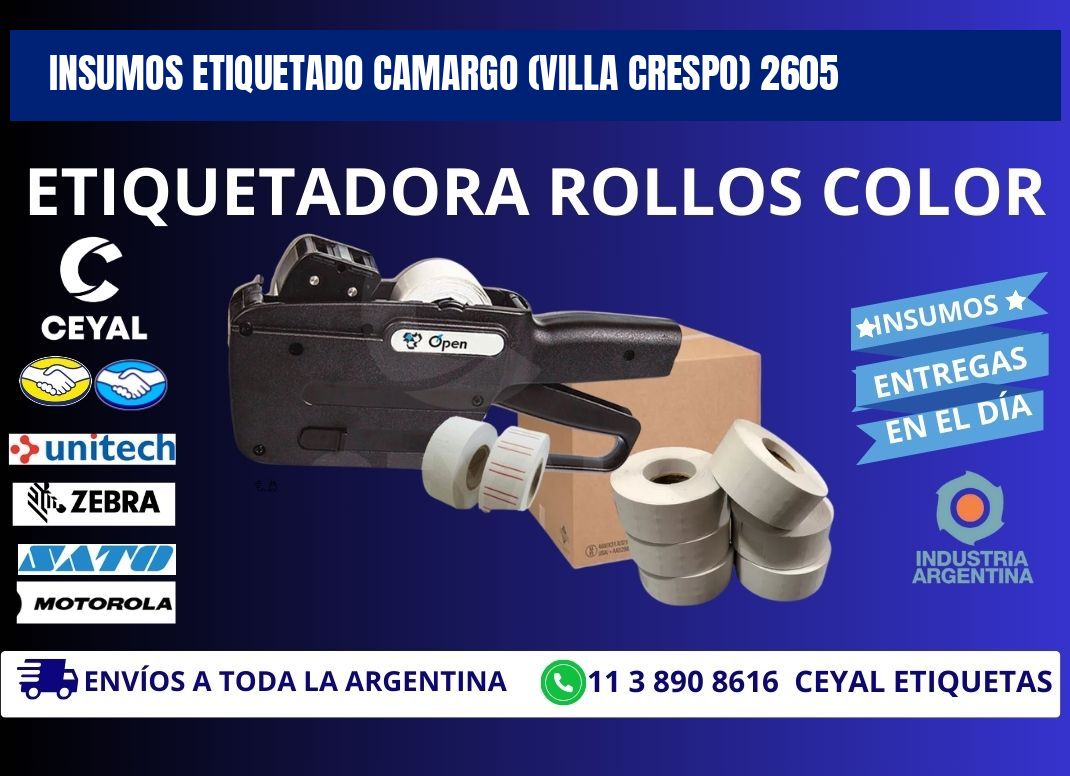 INSUMOS ETIQUETADO Camargo (Villa Crespo) 2605