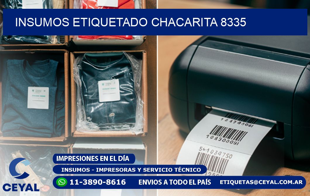 INSUMOS ETIQUETADO Chacarita 8335