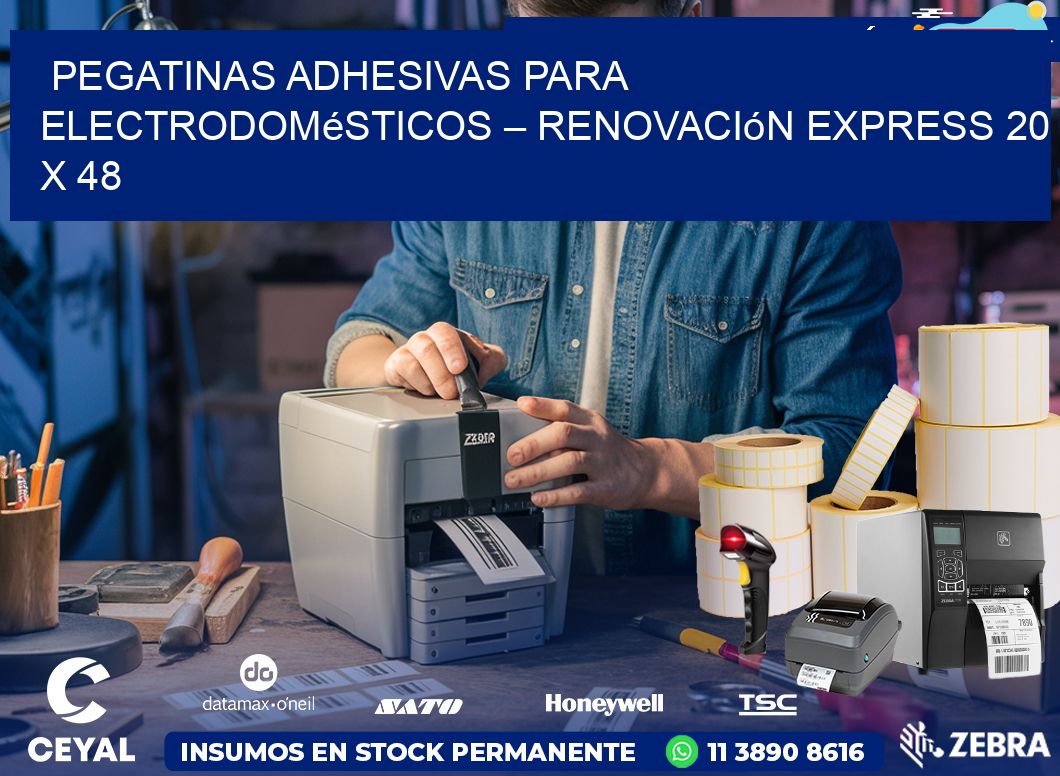 Pegatinas Adhesivas para Electrodomésticos – Renovación Express 20 x 48