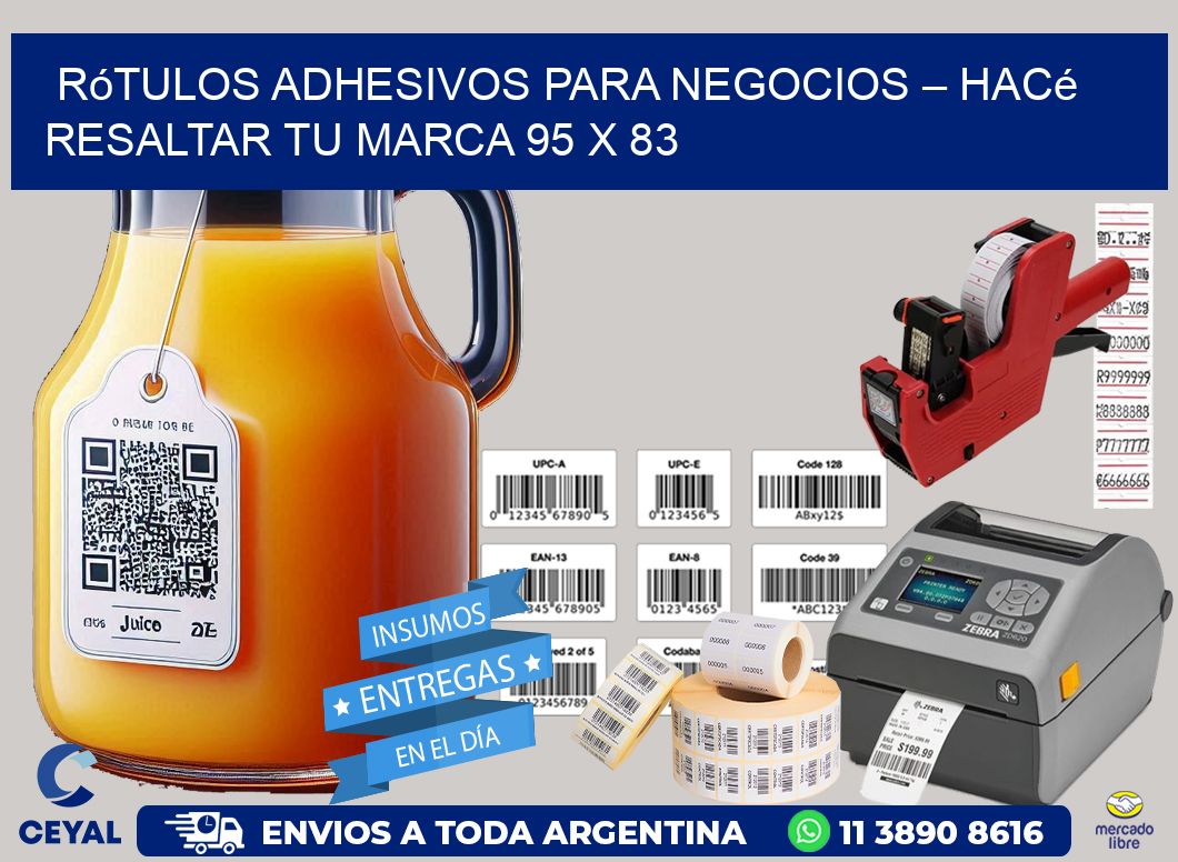Rótulos Adhesivos para Negocios – Hacé Resaltar Tu Marca 95 x 83