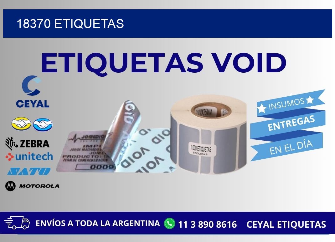 18370 ETIQUETAS
