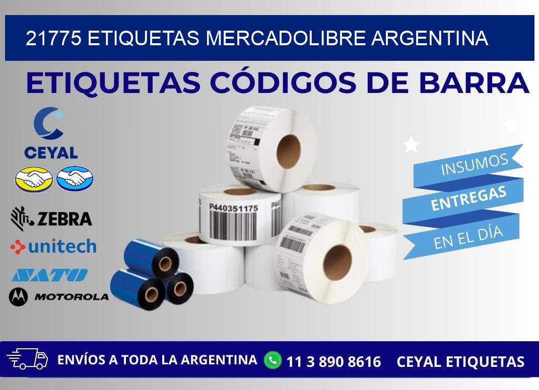 21775 ETIQUETAS MERCADOLIBRE ARGENTINA