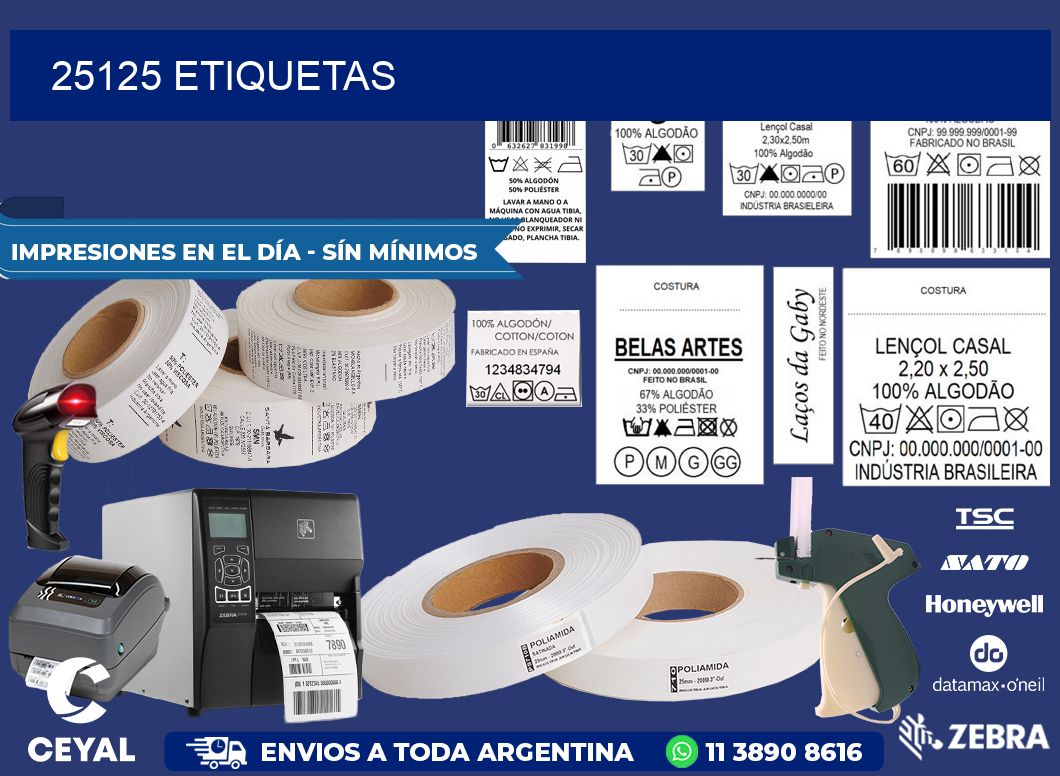 25125 ETIQUETAS