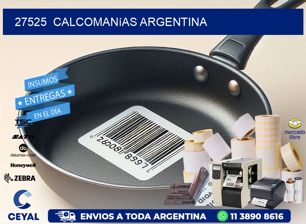 27525  Calcomanías Argentina