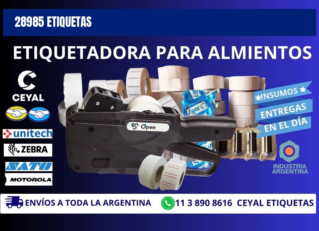 28985 ETIQUETAS