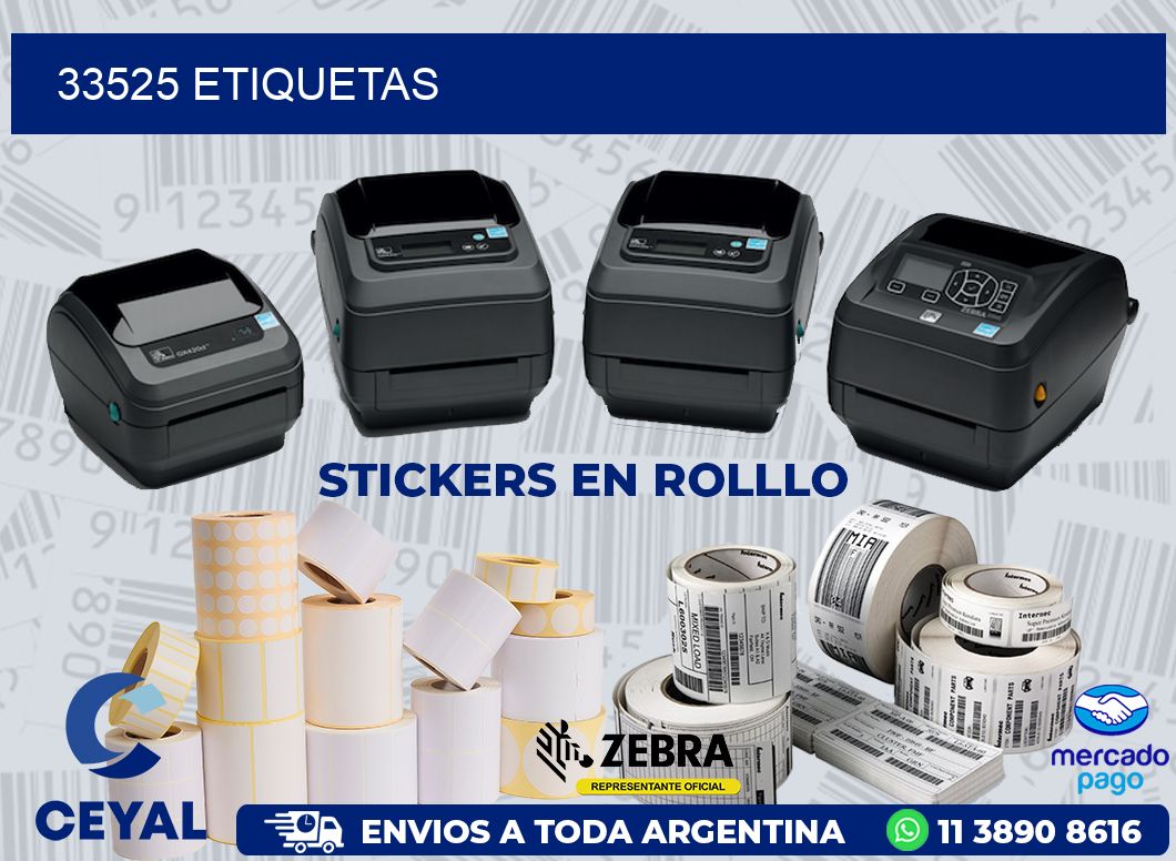 33525 ETIQUETAS