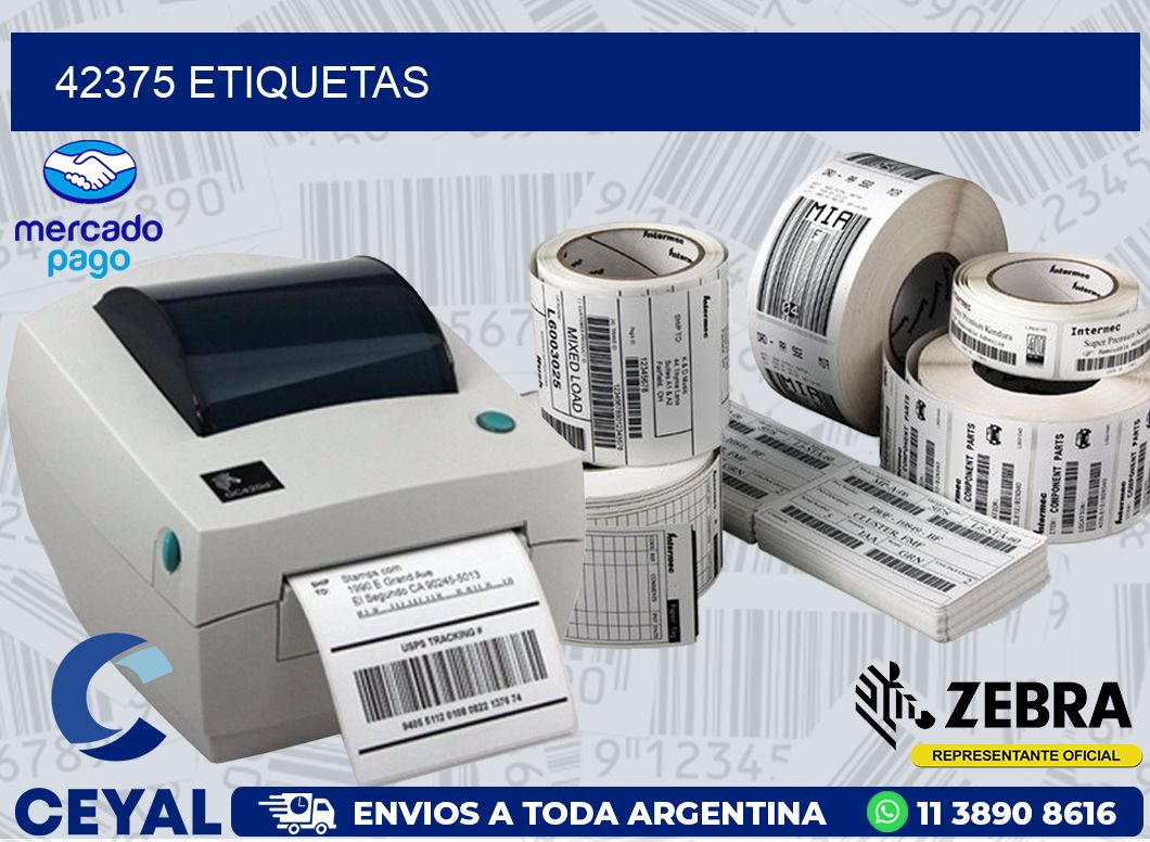 42375 ETIQUETAS