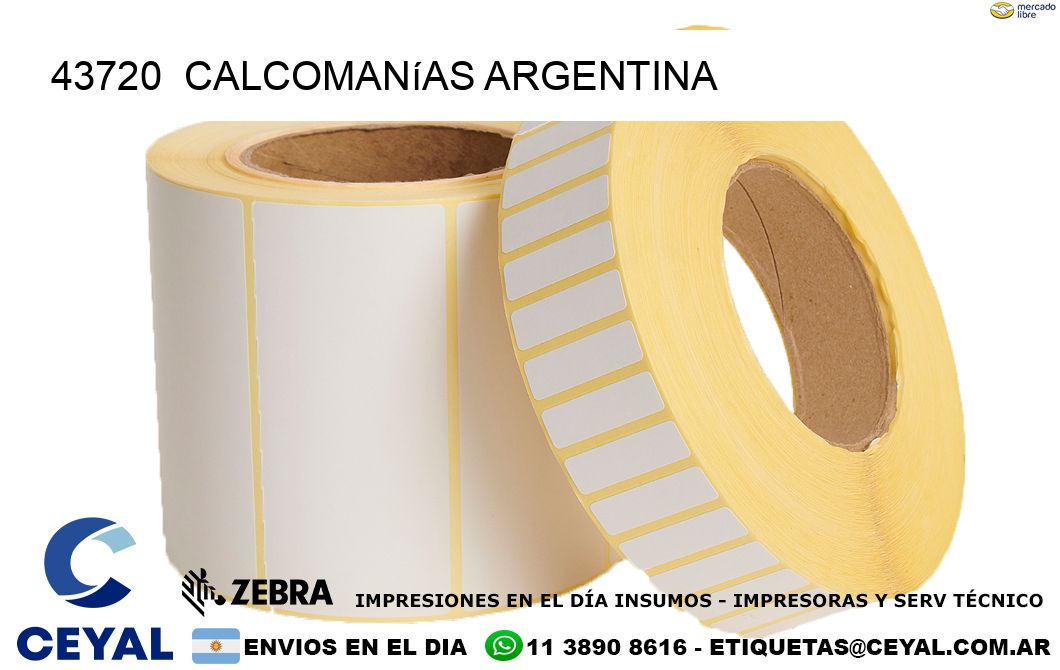 43720  Calcomanías Argentina