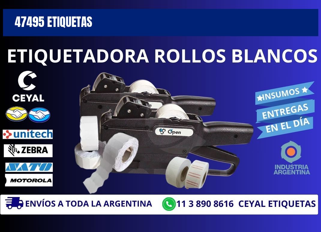 47495 ETIQUETAS