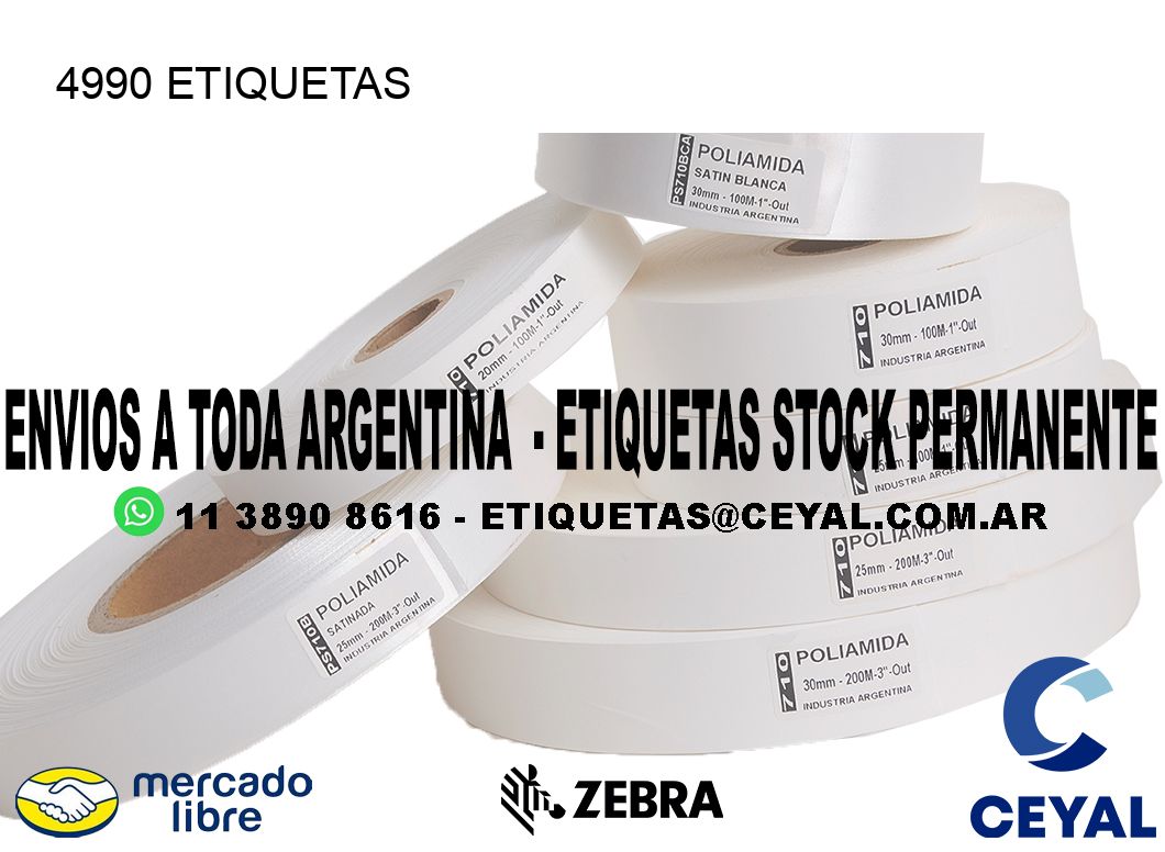 4990 ETIQUETAS