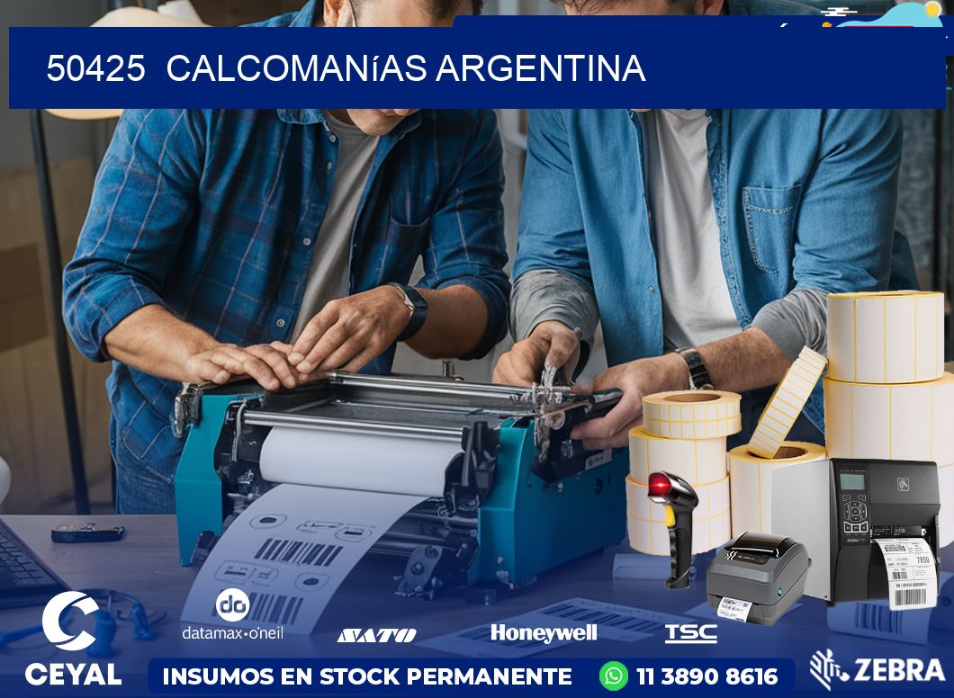 50425  Calcomanías Argentina