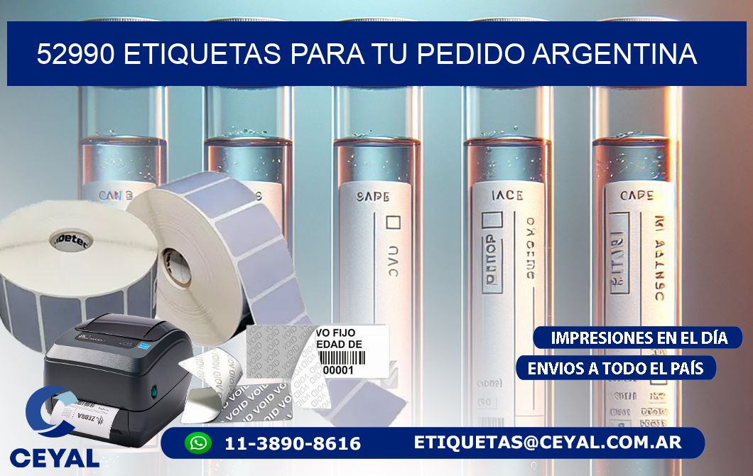 52990 ETIQUETAS PARA TU PEDIDO ARGENTINA