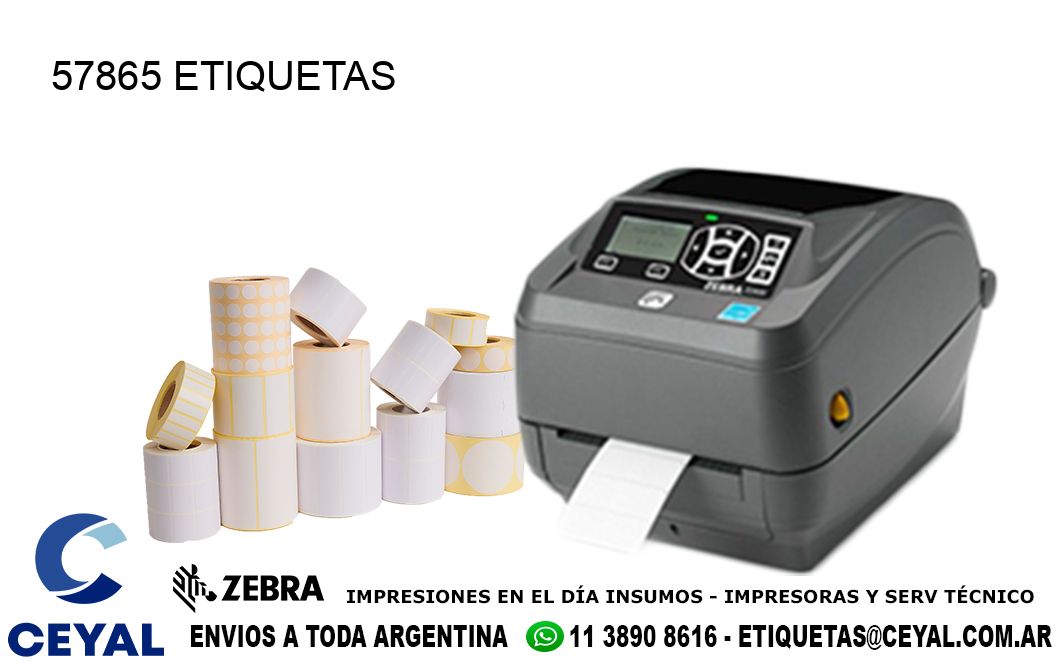 57865 ETIQUETAS