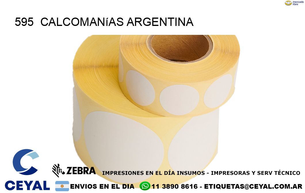 595 Calcomanías Argentina