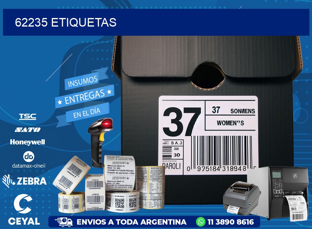 62235 ETIQUETAS