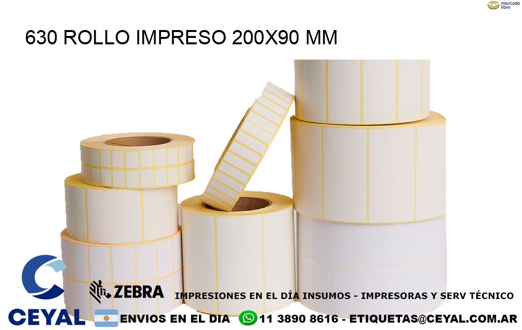 630 ROLLO IMPRESO 200x90 mm