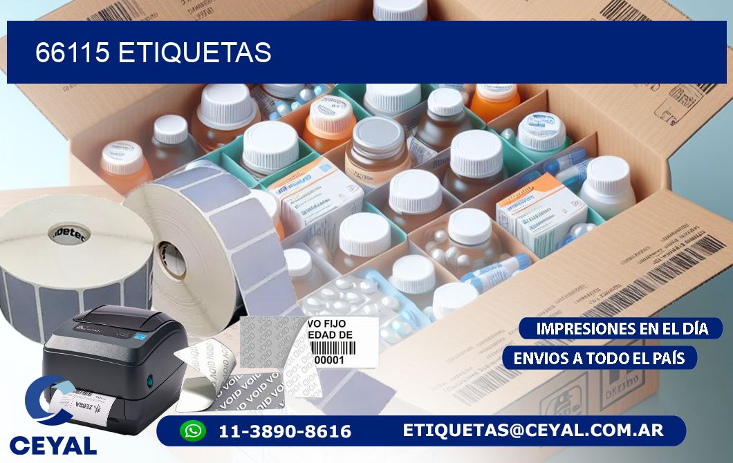 66115 ETIQUETAS