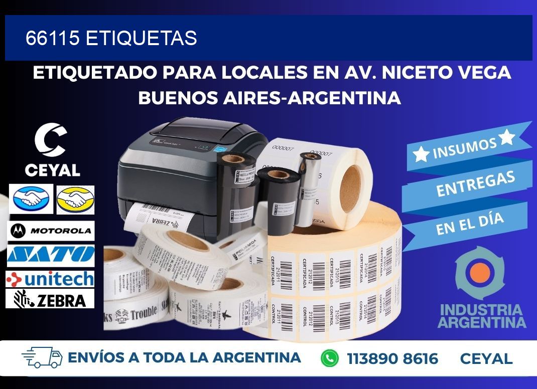 66115 ETIQUETAS