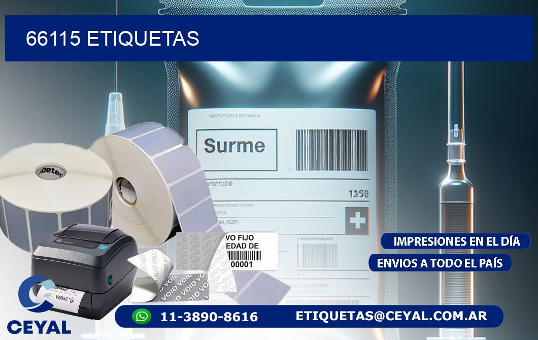 66115 ETIQUETAS