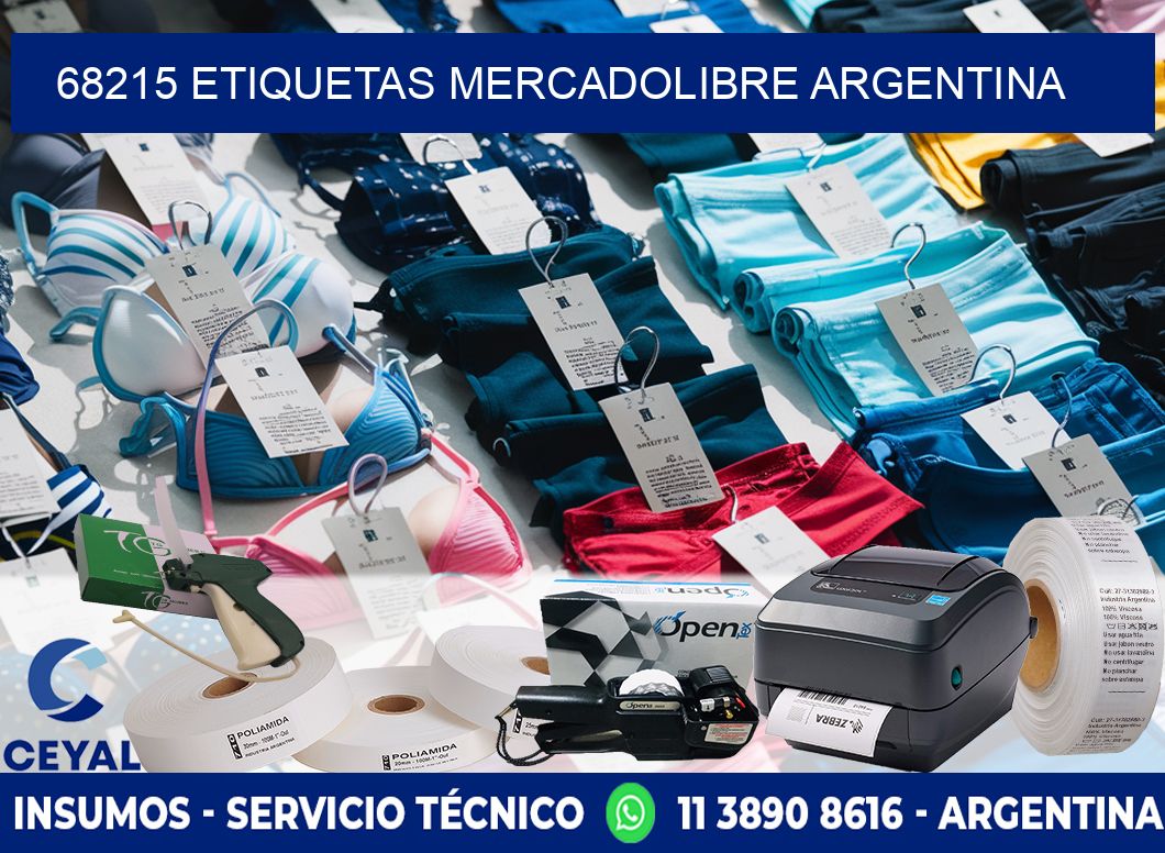 68215 ETIQUETAS MERCADOLIBRE ARGENTINA