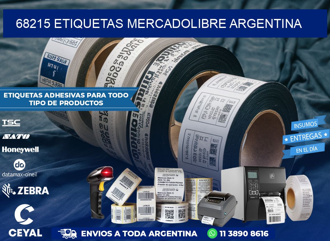 68215 ETIQUETAS MERCADOLIBRE ARGENTINA