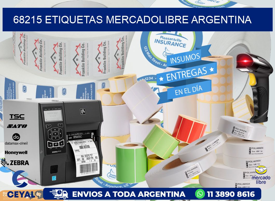 68215 ETIQUETAS MERCADOLIBRE ARGENTINA
