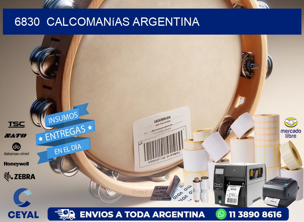 6830  Calcomanías Argentina