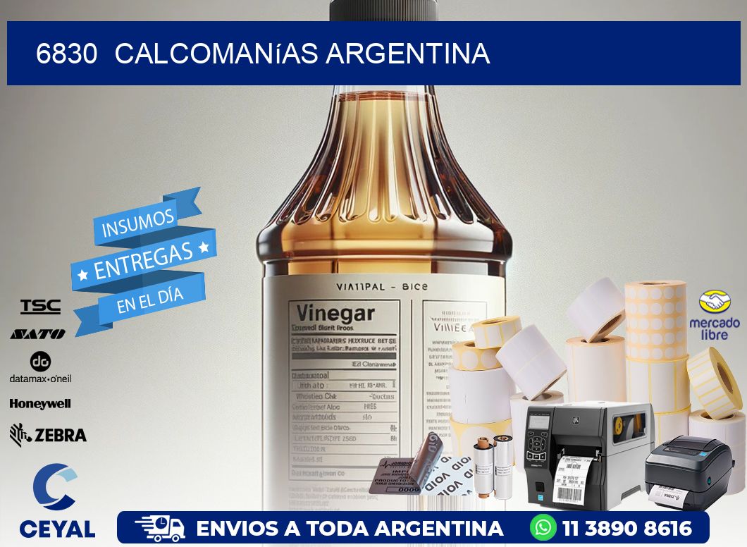 6830  Calcomanías Argentina