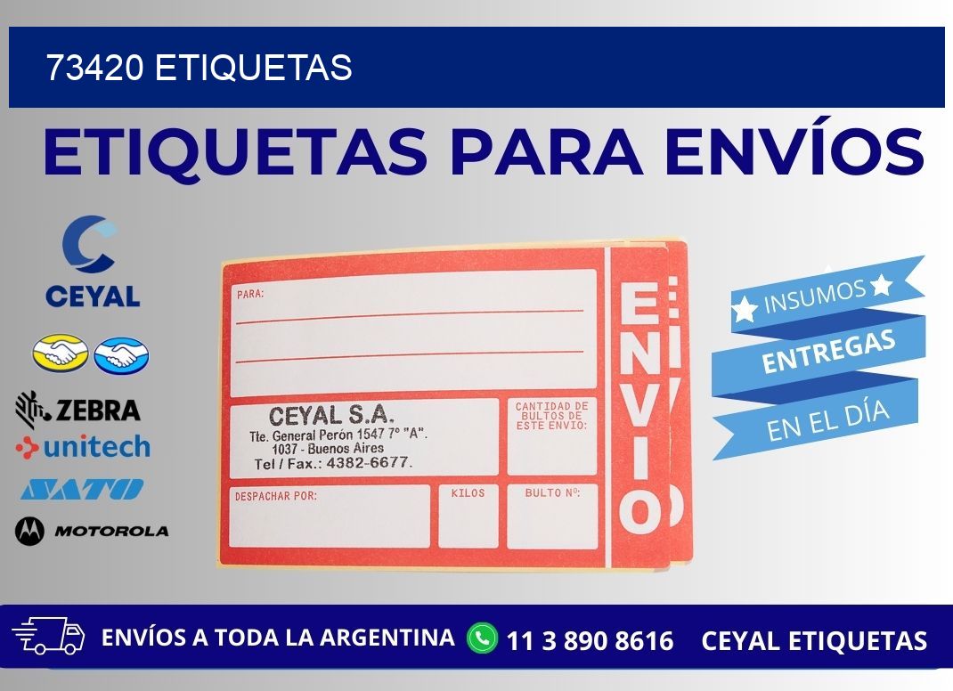 73420 ETIQUETAS