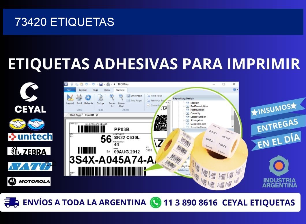 73420 ETIQUETAS