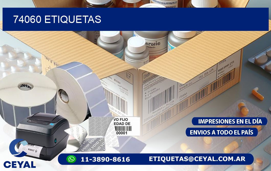 74060 ETIQUETAS