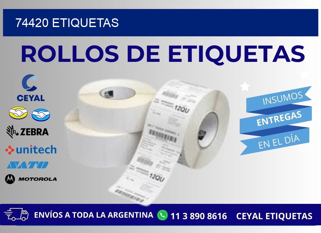 74420 ETIQUETAS