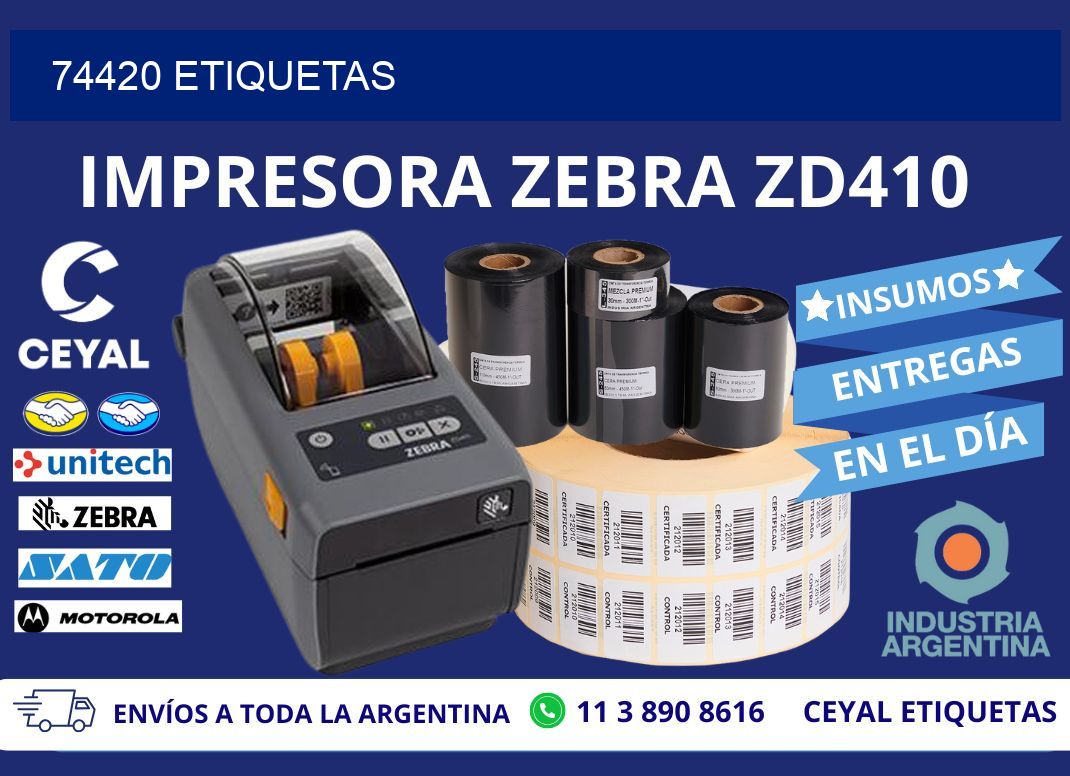 74420 ETIQUETAS