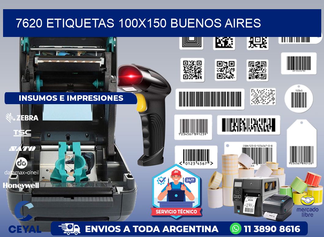 7620 ETIQUETAS 100x150 buenos aires