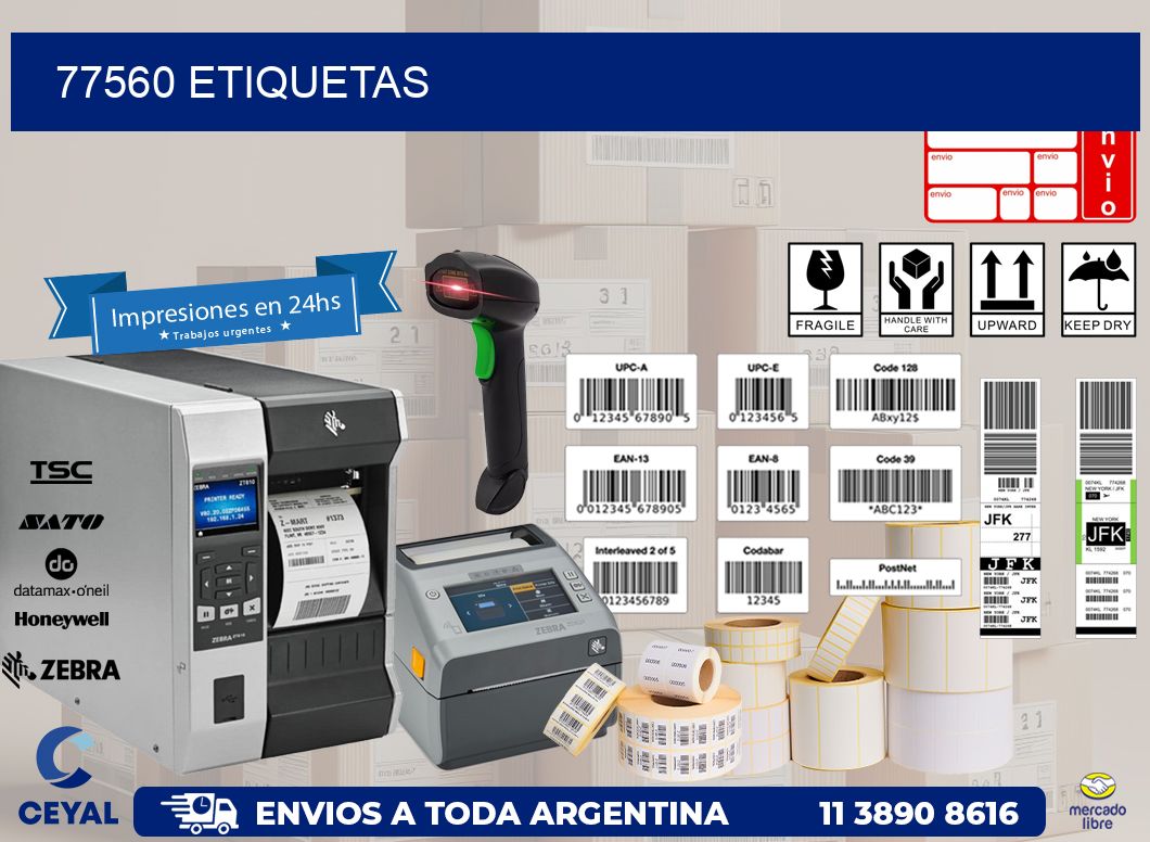 77560 ETIQUETAS