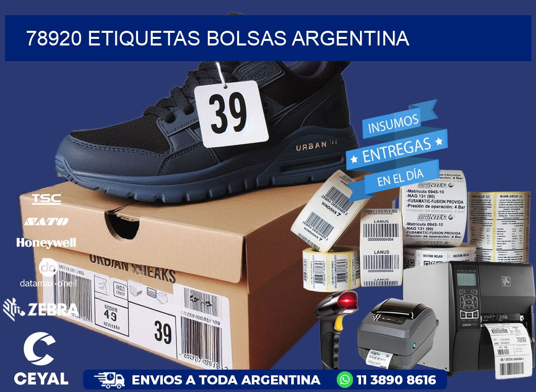 78920 ETIQUETAS BOLSAS ARGENTINA