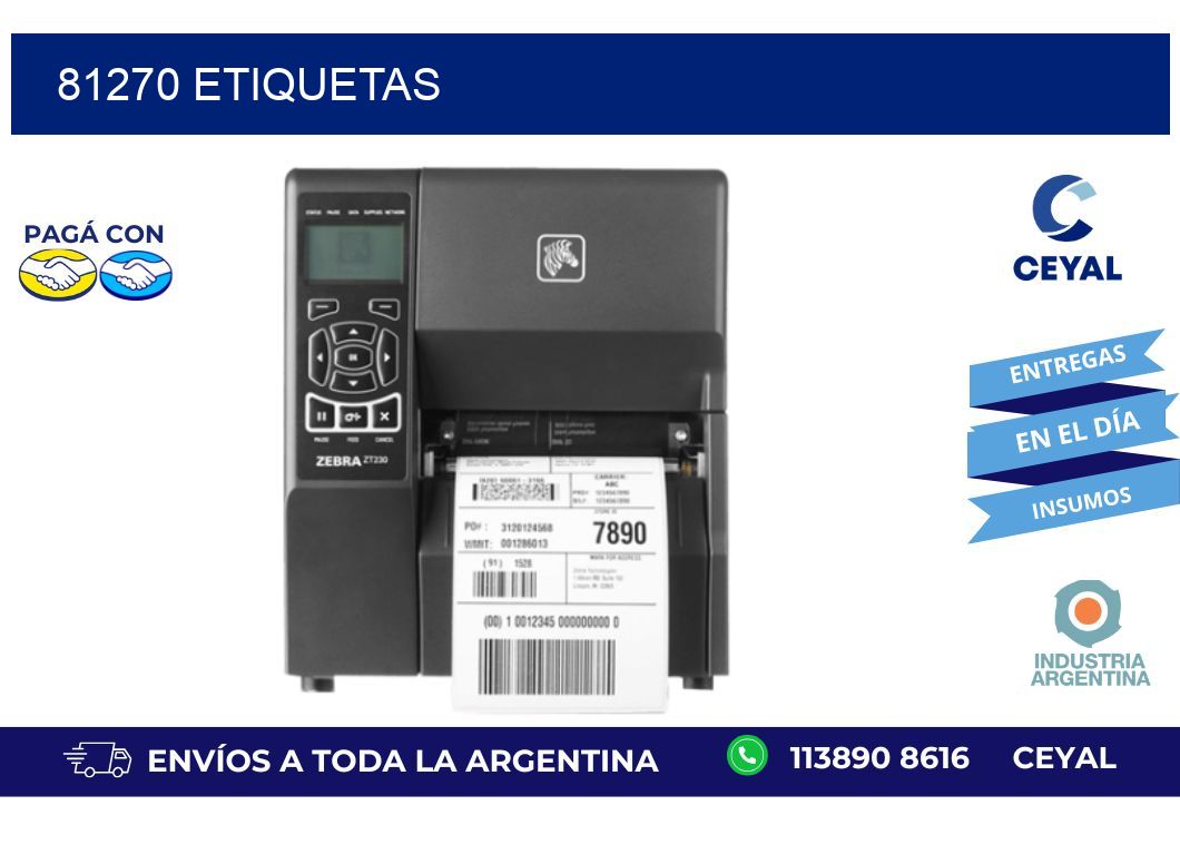 81270 ETIQUETAS