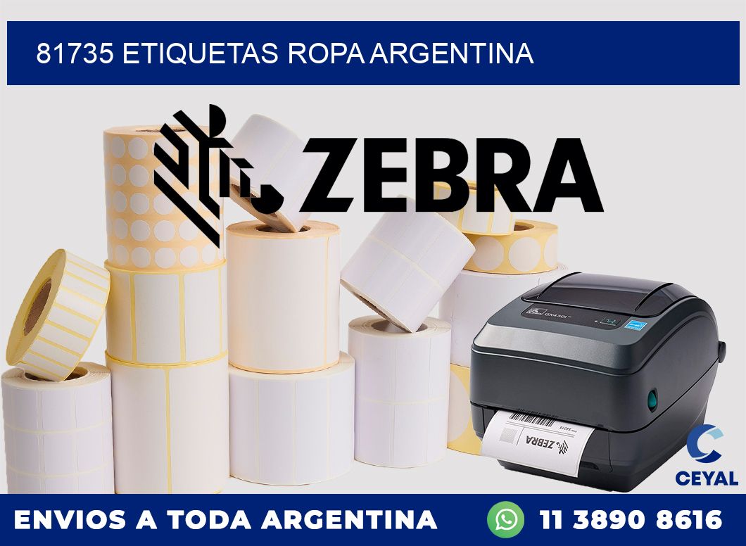 81735 ETIQUETAS ROPA ARGENTINA
