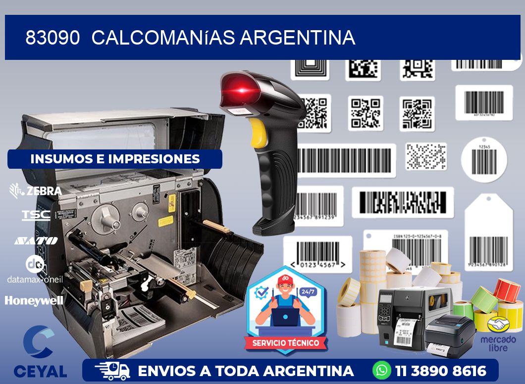 83090 Calcomanías Argentina